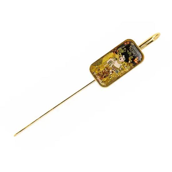 Semn de carte metalic &ndash; Adele Gustav KlimtUn detaliu artistic pentru fiecare pauz&259; de lectur&259; Inspirat de portretul Adelei realizat de Gustav Klimt acest semn de carte metalic aduce elegan&539;a artei vieneze &icirc;ntre paginile c&259;r&539;ii tale preferatePractic &537;i decorativ p&259;streaz&259; locul &icirc;n carte &537;i poate 