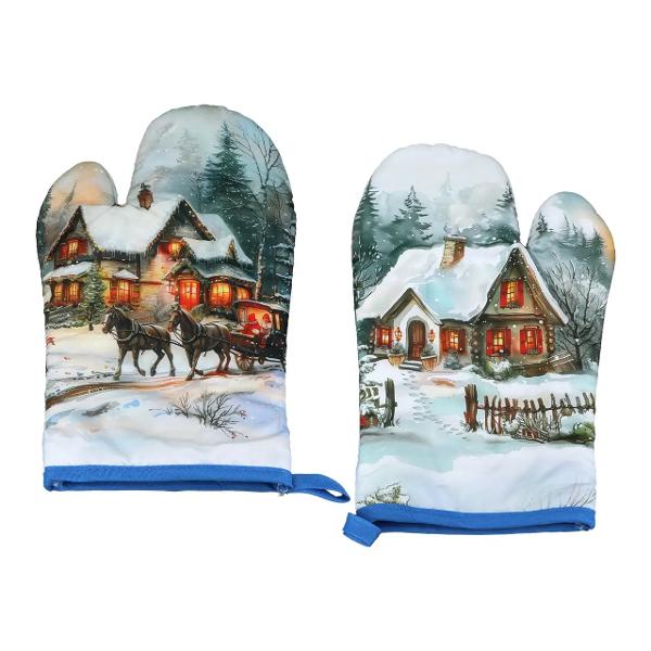 Set de buc&259;t&259;rie cu m&259;nu&537;&259; &537;i suport pentru vase fierbin&539;i &ndash; Casa &icirc;n &icirc;mbr&259;&539;i&537;area ierniiAdu farmecul iernii &537;i atmosfera cald&259; a s&259;rb&259;torilor &icirc;n buc&259;t&259;ria ta cu setul &bdquo;Casa &icirc;n &icirc;mbr&259;&539;i&537;area iernii&rdquo; Cu un design decorativ inspirat de frumuse&539;ea sezonului rece acest set 