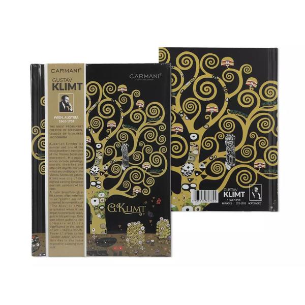 Transform&259; fiecare idee &icirc;ntr-un moment de inspira&539;ie cu acest elegant bloc notes inspirat de celebra oper&259; &bdquo;Pomul Vie&539;ii&rdquo; a lui Gustav KlimtCu un design artistic deosebit inspirat de stilul inconfundabil al pictorului austriac bloc notesul aduce un plus de elegan&539;&259; &537;i originalitate oric&259;rui birou Motivele decorative &537;i simbolistica 