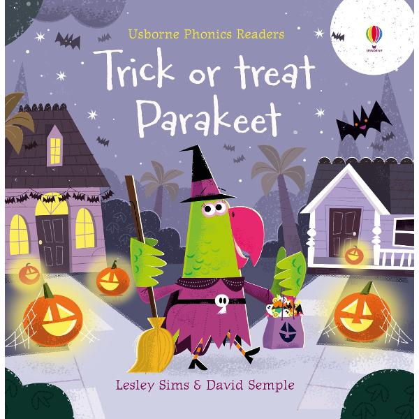 Its Halloween and Parakeet is busy carving pumpkins and icing spooky treats But when her friends come to call they get a shock Is that a GHOST who answers the door A fun rhyming story specially written to develop phonemic awareness with lively illustrations by David Semple This book is ideal both for reading aloud and for children who are beginning to read for themselves