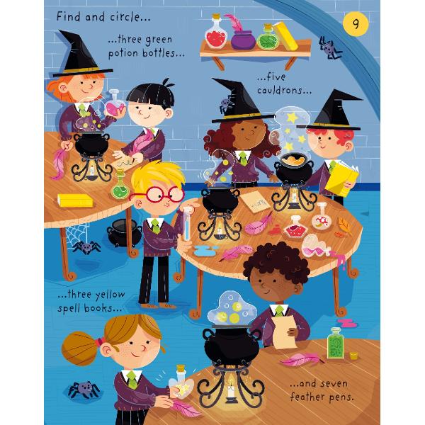 Packed with pumpkins bats witches wizards and monsters this puzzle book includes mazes dot-to-dot spot the difference simple logic puzzles and wordsearches that will keep children entertained while helping develop their skills in reading counting and observation It is ideal for journeys holidays and dreary autumn days