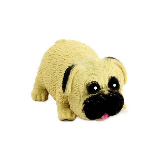 Catel Pug elastic este o jucarie senzoriala amuzanta potrivita pentru copiii care iubesc animalutele si joaca tactila Jucaria are un design simpatic inspirat de rasa Pug cu detalii expresive si corp flexibil care poate fi intins apasat si manevrat usor Este ideala pentru relaxare joaca antistres dezvoltarea coordonarii mana-ochi si stimularea simturilor Produsul poate fi folosit acasa in calatorii ca mica surpriza sau cadou Dimensiune produs fara cutie 520 x 450 x 820 cm 