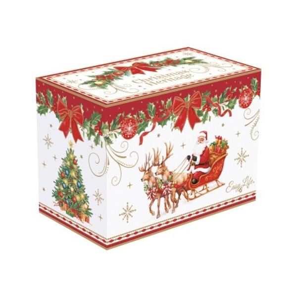 Adaug&259; un plus de elegan&539;&259; &537;i farmec mesei de s&259;rb&259;toare cu setul pentru sare &537;i piper din por&539;elan Easy Life colec&539;ia Christmas Heritage un accesoriu practic &537;i decorativ inspirat de magia &537;i tradi&539;iile Cr&259;ciunuluiRealizate din por&539;elan alb cele dou&259; recipiente impresioneaz&259; prin designul festiv &537;i 
