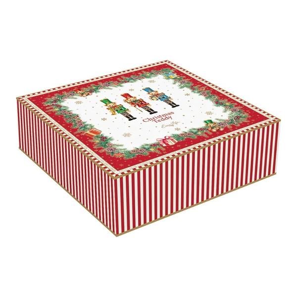 Adu magia pove&537;tilor de Cr&259;ciun la masa de s&259;rb&259;toare cu setul de 4 farfurii din por&539;elan Easy Life colec&539;ia Christmas Teddy o combina&539;ie fermec&259;toare de elegan&539;&259; rafinament &537;i veselie inspirat&259; de universul &icirc;ndr&259;gitei pove&537;ti Sp&259;rg&259;torul de nuciRealizate din por&539;elan alb cele patru farfurii 