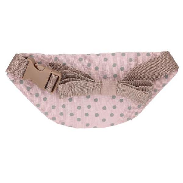 Geant&259; la mod&259; Geanta crossbody ros&eacute; cu buline elegante poate fi purtat&259; &icirc;n diagonal&259; sau ca geant&259;-belt Cu un motiv dublu mare pe un fundal str&259;lucitor atr&259;g&259;tor Material principal 100 poliester
