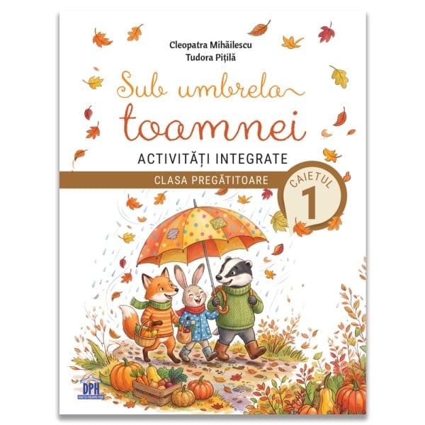 Un &icirc;nceput de an &537;colar &icirc;n care copiii descoper&259; exerseaz&259; &537;i &icirc;nva&539;&259; f&259;c&acirc;nd conexiuni &icirc;ntre disciplineSub umbrela toamnei este primul caiet din seria Activit&259;&539;i integrate pentru clasa preg&259;titoare semnat&259; de Cleopatra Mih&259;ilescu &537;i Tudora Pi&539;il&259; Conceput pentru primele s&259;pt&259;m&acirc;ni de &537;coal&259; auxiliarul propune activit&259;&539;i 