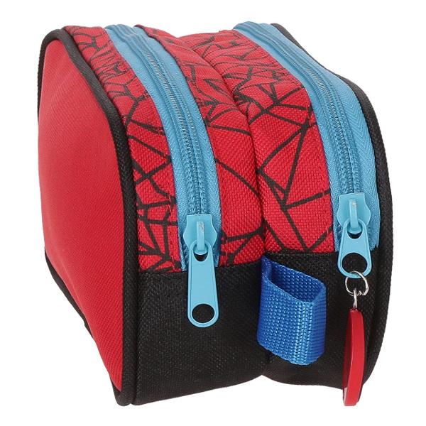 Penar 2 comp 23 cm Spiderman Red - material poliester dimensiune 23x9x7 cm 2 compartimente culoare multicolor cu imprimeu personaj Spiderman 2 fermoare inchidere cu fermoar maner lateral 