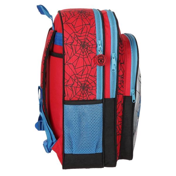 Ghiozdan scoala 42 cm Spiderman Red - bretele ajustabile  ergonomice culoare multicolor cu imprimeu personaj Spiderman 2 compartimente dimensiune 32x42x15 cm material poliester 1 buzunar frontal maner superior 2 buzunare laterale inchidere cu fermoar  Las&259;-l pe Spiderman s&259;-&539;i înso&539;easc&259; copilul în zilele de &537;coal&259; sau în excursii cu aceast&259; colec&539;ie de ghiozdane genti &537;i valize Marvel Ghiozdane pentru 