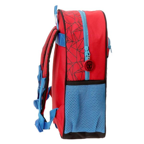 Ghiozdan scoala 42 cm Spiderman Red - bretele ajustabile  ergonomice culoare multicolor cu imprimeu personaj Spiderman 2 compartimente dimensiune 32x42x15 cm material poliester 1 buzunar frontal maner superior 2 buzunare laterale inchidere cu fermoar  Las&259;-l pe Spiderman s&259;-&539;i înso&539;easc&259; copilul în zilele de &537;coal&259; sau în excursii cu aceast&259; colec&539;ie de ghiozdane genti &537;i valize Marvel Ghiozdane pentru 