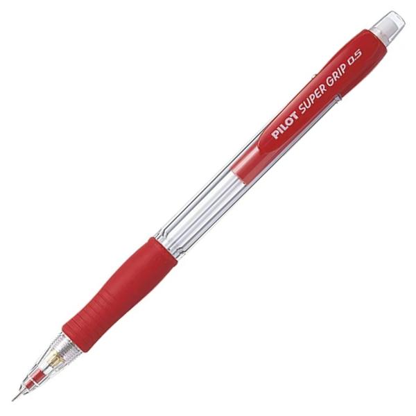 Super Grip 05 mm este un creion mecanic re&icirc;nc&259;rcabil &351;i retractabil Mina sa este sus&355;inut&259; de un tub de metal ce permite utilizarea complet&259; a acesteia chiar &351;i atunci c&acirc;nd mina se rupe Super Grip 05 mm vine &icirc;mpreun&259; cu o radier&259; protejat&259; de un capac de plastic transparentPropriet&259;&539;iProdus re&icirc;nc&259;rcabil Economic &537;i prietenos cu naturaInstrument de scris ergonomic cu 