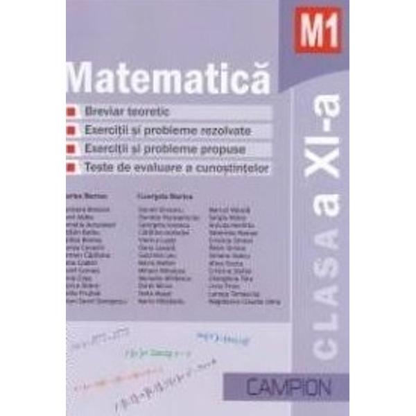 Matematica clasa a XI a - breviar teoretic