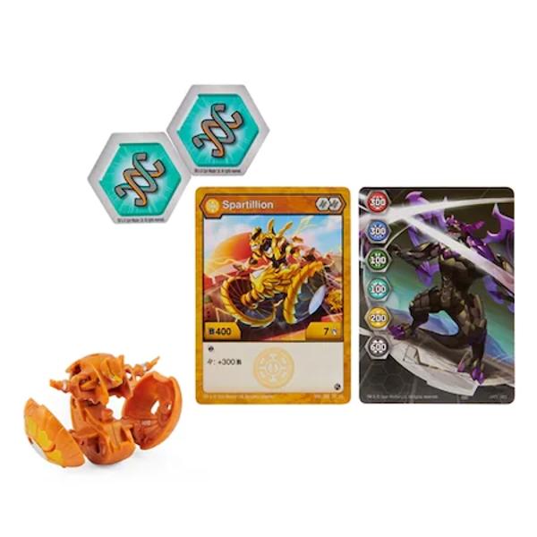 Caracteristici Dezlantuie transformari epice cu noii Bakugani Geogan RisingInfrunta-ti prietenii cu propriul Bakugan si devino Maestrul Bakugan supremRostogoleste-ti Bakuganul prin Baku-miezurile de metal sunt incluse doua pentru a-l vedea cum se transforma cu Baku-actiunea de deschidere bruscaIn plus foloseste cartonasul-poarta inclus pentru si mai multe modalitati de a juca si a castiga 