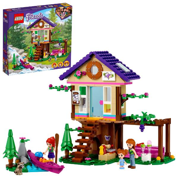 LEGO Friends - Casa din padure 41679 326 piese  Casuta plina de dotari ofera ore-n sir de distractie in padureCaptiveaza copiii iubitori de natura timp de ore in sir cu Casa din padure 41679 Copiii care adora sa se joace cu casute vor fi incantati sa exploreze camerele dragute si detaliile petrecand timp cu LEGO Friends Mia si familia eiPlina de detalii pentru joaca imaginativeAceasta casa in copac 