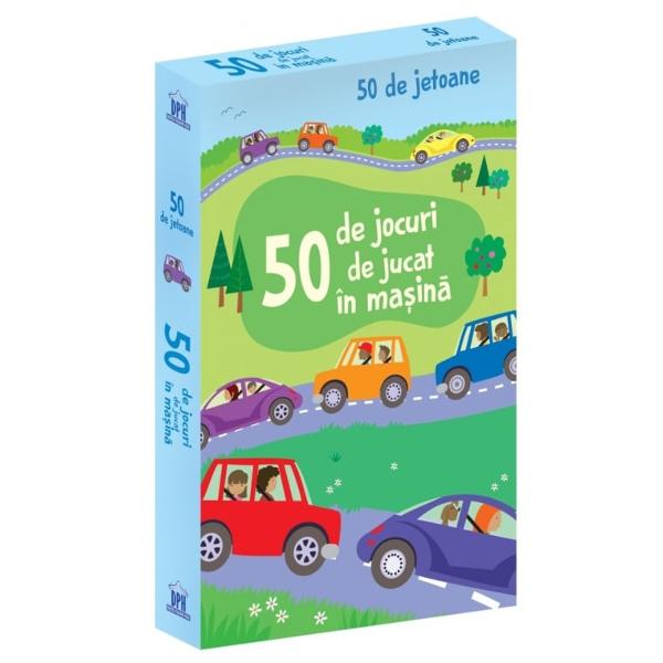 Acest set de jetoane con&539;ine 50 de jocuri care &icirc;i ajut&259; pe copii s&259; nu se plictiseasc&259; &icirc;n timpul c&259;l&259;toriilor Alege un jeton &537;i urmeaz&259; instruc&539;iunile simple corespunz&259;toare fiec&259;rui joc