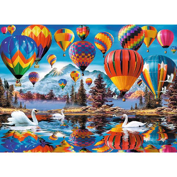 Esti un pasionat de puzzle-uri Puzzle-urile din lemn WOOD CRAFT de la Trefl au fost create doar pentru tine Folosind formatul unic de puzzle si figurile puzzle originale asamblati setul uzzle-urile din lemn cu forme neregulate sunt o alternativa ideala la puzzle-urile traditionale Setul este format din 1000 de elemente printre care au fost ascunse pana la 100 de piese de  puzzle in diferite forme Gasirea lor este o mare distractie suplimentara Fiecare piesa de puzzle are un model 