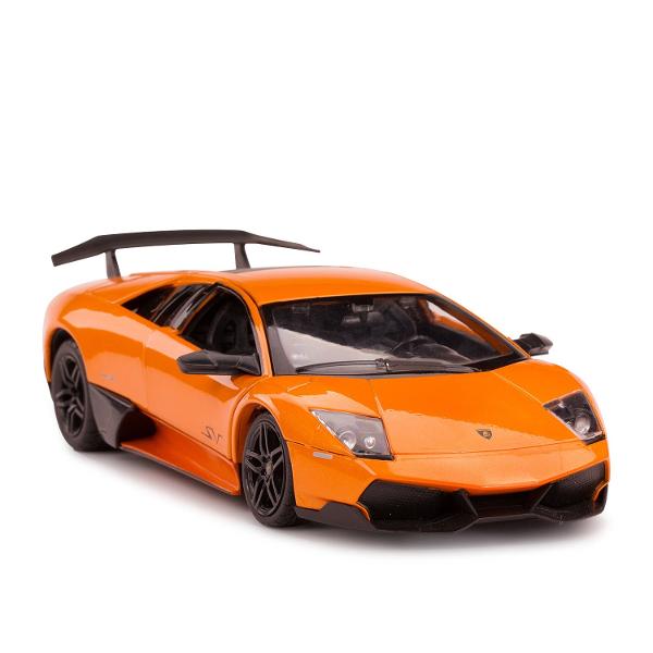 Masinuta are proportiile ideale pentru momente pline de distractie si amuzament avand dimensiunile in centimetri dupa cum urmeaza  196935 Masinuta metalica Lamborghini Murcielago LP670-4 scara 1 la 24 are anvelope de cauciuc si un design detaliat interior-exterior realizat din materiale metalice turnate cu accesorii realizate din material plastic de calitate superioara Copilul dumneavoastra se poate juca in voie cu masina metalica Lamborghini Murcielago LP670-4 oferita de brandul 