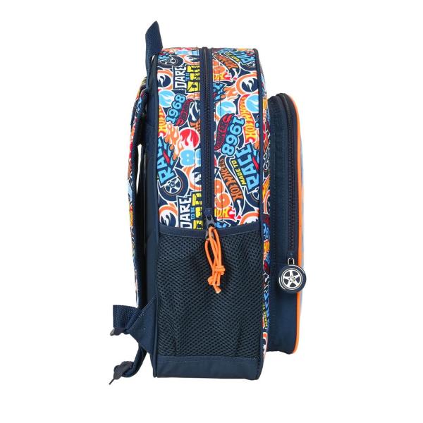 Rucsac Hot Wheels pentru scoala 38 cmGhiozdanul pentru baieti Hot Wheels este ideal pentru scoala clasele 1-4 dar si pentru micile plimbari in parc sau calatorii Vrei ca micutul tau sa fie in pas cu moda Rucsacul pentru baieti Hot Wheels il va ajuta sa ia cu el tot ce are nevoie indiferent unde il poarta sa fie remarcatRucsacul Hot Wheels pentru scoala 38 cm are un compartiment 