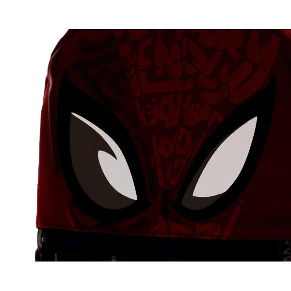 Ghiozdan grupa 0 32 cm Spiderman Comic - material poliester 1 compartiment culoare multicolor cu imprimeu personaj Spiderman bretele ajustabile  ergonomice dimensiune 25x32x12 cm maner superior 2 buzunare laterale 1 buzunar frontal inchidere cu fermoar Spiderman priveste in jurul tau Prin ochii reflectanti de pe rucsacuri trolere valize si genti de umar ale acestei colectii veti simti ca super-eroul Spiderman vegheaza la tot ce se intampla in jurul vostru 