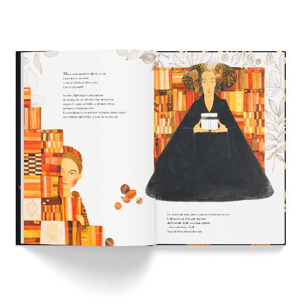 Descoper&259; sensibilitatea artistic&259; a copilului t&259;uCe înv&259;&539;&259;m din Protectorul copaculuiInspirat&259; de renumita pictur&259; mural&259; a lui Gustav Klimt „Arborele vie&539;ii” cartea pentru copii spune povestea unui copac magic al c&259;rui fruct poate salva vie&539;iOpera lui Klimt a fost interpretat&259; în nenum&259;rate moduri de-a lungul timpului 