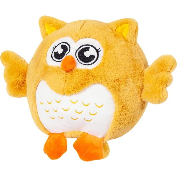 Jucarie de  plus bufnita colorata 32cm Dragalasa bufnita este in cautare de un prieten care sa o alinte si sa o iubeasca ochii mari va vor fermecaInca din primele luni de viata copiii isi aleg jucarii de plus si sunt fascinati de ele Animalele din plus sunt primele jucarii de care cei mici incep sa se ataseze Cu siguranta si noi am avut acea jucarie de care nu ne-am despartit inca din copilarieJucariile de plus sunt utile educative si contribuie eficient la dezvoltarea fizica si psihica 