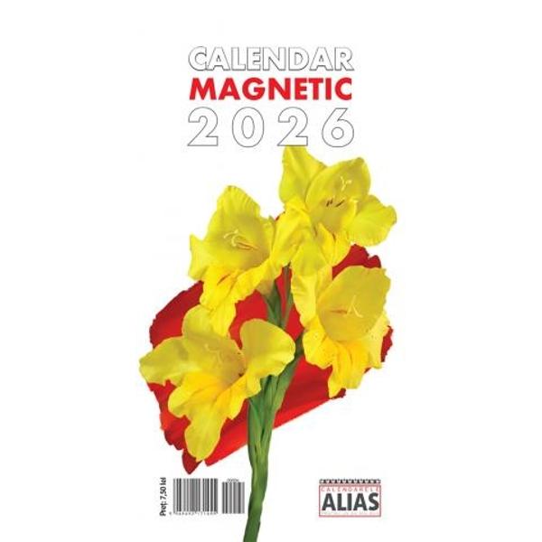 Format 75×17 cmContinut 13 file coperta  12 pagini pentru cele12 luni ale anuluiFiecare din cele 12 pagini are calendaristica pentru luna in curs cu marcaj sarbatorile libere legaleTema ilustrare Fotografii al caror subiect sunt aranjamente superbe de flori pe fundal albMateriale Hartie dublu cretat lucioasa de 90 gmp – 13 