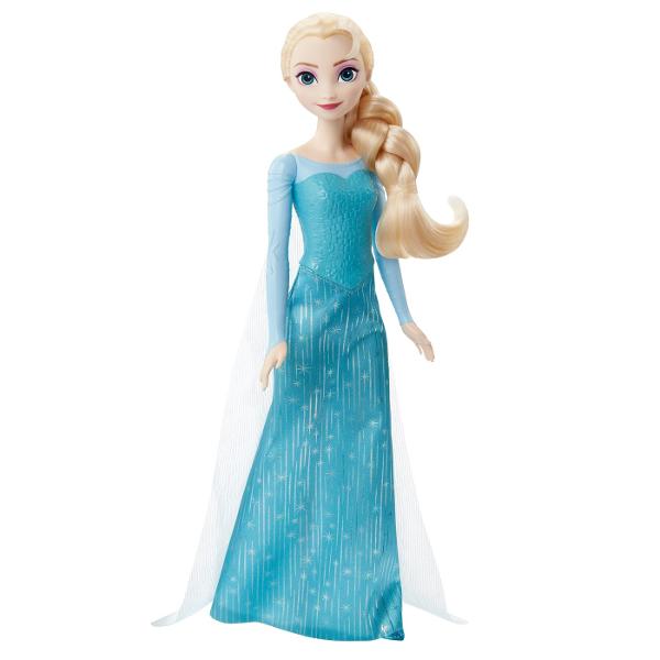 Faceti cunostinta cu aceste papusi de moda inspirate din indragitele filme Disney Frozen Fiecare papusa articulata este prezentata in aspectul ei din film si are parul moale care poate fi periat Fanii le pot colecta pe toate si pot recrea aventuri magice in Arendelle si nu numai Fiecare papusa se vinde separat in functie de disponibilitate Papusile nu pot sta singure in picioare sau sezut Culorile si decoratiunile pot varia Acest pachet contine o papusa Elsa imbracata intr-o rochie 