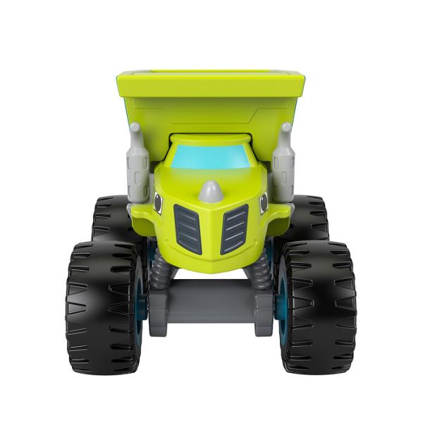 Blaze si prietenii lui Monster Machine sunt gata sa se deplaseze si sa se rostogoleasca in jurul orasului Axle si dincolo Aceste camioane monstru colectate sub presiune au roti mari si chiar si personalitati mai mari iar acum exista mai multe masini Monster decat oricand Fiecare vehicul are un design deosebit si interesant Colecteaza-ti toti prietenii de la Blaze si Monster Machines &trade fiecare vandut separat si in functie de disponibilitate Acest pachet contine personajul Truck 