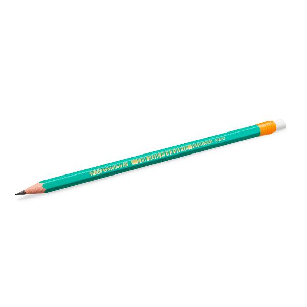 Creion grafit EcoEvolution fabricat din rasina sintetica 100Mina nu se rupe la ascutire sau la cadere Flexibil se rupe drept - sigur pentru copii si adultiMaterialul este rezistent la presaremestecareNuanta intensa a minei grafit si usor de stersNu contine PVCMina este lipita pe toata lungimea creionuluiCorpul creionului este hexagonalCreionul este vopsit cu radiera si usor de ascutit
