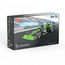Kitul de constructie KICK SAUBER C44 F1 STAKE de la Rastar este o jucarie ideala pentru copiii de peste 6 ani si pentru toti fanii Formulei 1 care vor sa recreeze acasa adrenalina curselor Realizat la scara 124 acest model detaliat reproduce fidel monopostul echipei KICK SAUBER cu designul emblematic in culori bleumarin rosu si galben exact ca in sezonul de F1 Setul contine piese din plastic durabil si usor de asamblat oferind o activitate distractiva si educativa care dezvolta atentia 