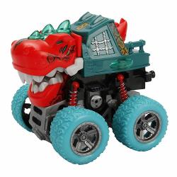 Tip vehicul MasinutaCuloare MulticolorPentru BaietiVarsta recomandata 3 - 4 ani 4 - 5 ani 5 - 6 ani 6 - 7 ani 7 - 8 ani 8 ani Dimensiuni produs ambalat 38 x 10 x 32 cmGreutate produs ambalat 029 kgMasina de jucarie in forma de dinozaur echipata cu lumina si sunet special conceput pentru a atrage atentia celor miciCreata ca o masina de spectacol impresioneaza prin culorile vii si jocul de lumini captivand interesul copiilor In 