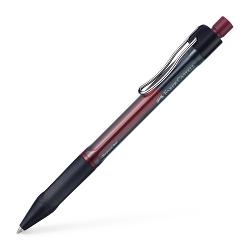 Pix cu gel si mecanism 07mm Beyond Faber-Castell Zona de prindere cauciucata pentru scriere confortabila Corp transparent pentru verificarea rapida a nivelului de cerneala Varf de 07mm cu linia de scriere de 04mm Cerneala de culoare rosie rezistenta la documente Clips metalic durabil si flexibil Realizat din 66 plastic reciclat Reincarcabil