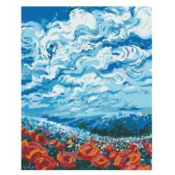 Setul de pictura pe numere te poate scufunda partial in lumea fanteziilor tale si iti ofera posibilitatea de a patrunde mai mult in lumea artei de a petrece placut si productiv timpul liber De asemenea rezultatul muncii poate sa se transforme in decor pentru casa sau o ideie minunata de cadou Ce contine setul de pictura pe numere Un desen contur cu indicarea numarului culorii Fiecare celula de contur a imaginii este numerotata si corespunde unei cutii cu vopsea Set vopsea acrilica care 