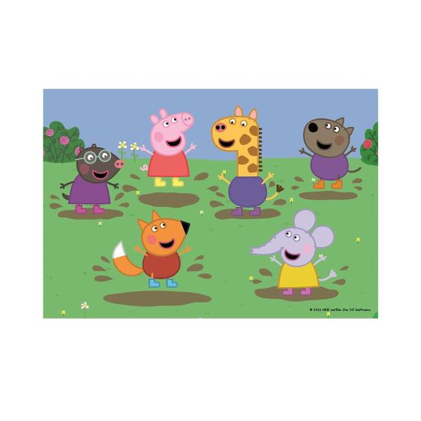 Puzzle Peppa Pig 2x48 piese - DINO TOYS Construirea de puzzle-uri devine si mai distractiva cu Peppa Pig si prietenii ei Puzzle-urile noastre aduc distractie si aventura fara sfarsit pentru copii Caracteristici- Pachetul contine 2 imagini fiecare cu 48 de piese care aduc la viata scene pline de bucurie cu personajele serialului de desene animate Peppa Pig Cu puzzle-urile cu Peppa Pig si prietenii ei 