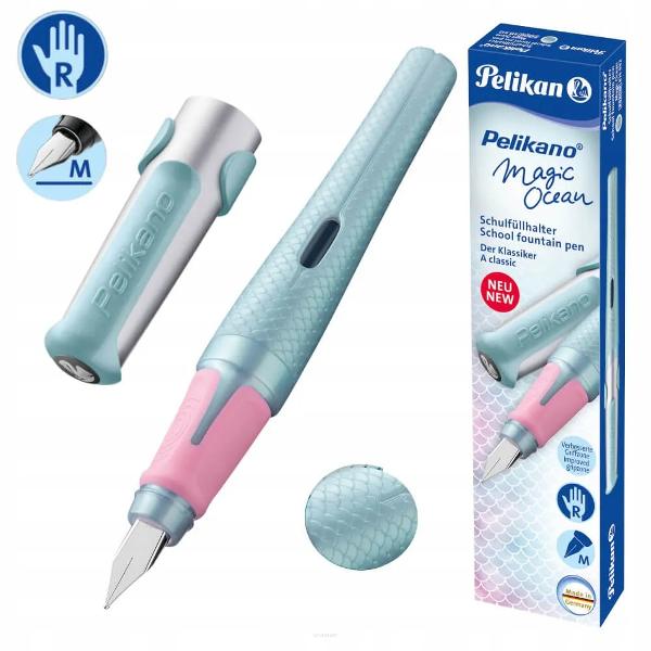 Stiloul Pelikano® este unul din cele mai cunoscute instrumente de scris ale brandului PelikanPrimul Pelikano® a fost lansat in 1960 si a fost unul dintre primele instrumente de scris pentru tineri De-a lungul anilor Pelikano® a fost dezvoltat in permanenta si continua sa fie unul dintre cele mai populare si moderne instrumente de scris ideal pentru zilele lungi de scoala datorita scrisului lin si greutatii reduseAcest model Pelikano® este conceput 