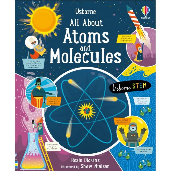 Marvel at the mind-boggling world of atoms and molecules - the building blocks of EVERYTHING everywhere including you - in this entertaining book and 300-piece jigsaw set Find out what atoms and molecules are where they come from how they behave and how they are displayed in the Periodic Table Then explore further with links to activities and videos on specially selected websites Completed size of jigsaw 59cm x 40cm 