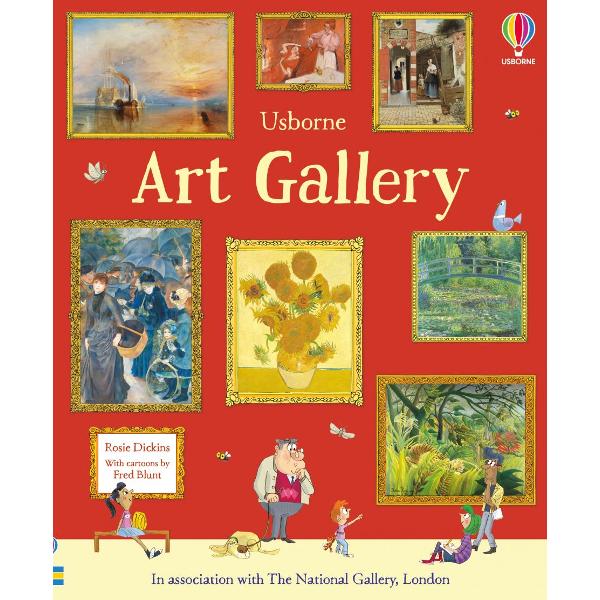 Welcome to the art gallery On display youll discover 12 famous paintings by Claude Monet Vincent van Gogh Georges Seurat and more Put together the 300-piece jigsaw then find out about each painting and artist in the accompanying book - with internet links to find out more online Presented in a beautiful gift box this is a fun activity for all the family Created in association with The National Gallery London Completed size of jigsaw 40 x 59cm