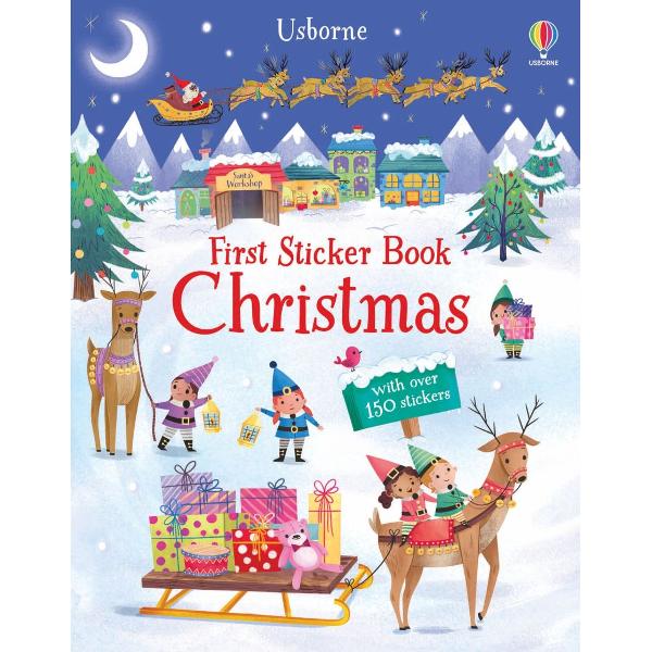 Discover the magic of Christmas with this enchanting book From decorating the tree to making and delivering gifts with Santa experience the excitement in Christmas Town as everyone gets ready for the big day With over 150 stickers 