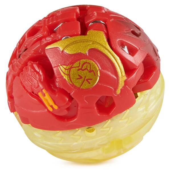 Include o minge Bakugan din 3 parti un cartonas-personaj si un cartonas poarta Foloseste cordonul de lansare inclus pentru a activa Bakugan-ul care se invarte si porneste in lupta Combina-ti Bakugan-ul cu sistemul de legare a bilei din mai multe parti Pur si simplu fixeaza partea de sus a personajului peste partea de jos si rostogoleste-te in Arena de Lupta Bakugan sau in seturile de antrenament Bakugan vandute separat Cu cat colectionezi mai multe cu atat mai multe vei putea 