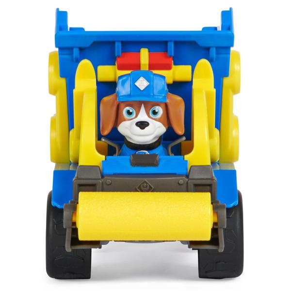 Cu detalii autentice piese mobile si roti functionale camioanele Rubble &amp Crew sunt perfecte pentru distractie asa ca pregateste-te sa construiesti minunat cu Rubble Parintii si copiii pot pretinde ca fac echipa cu catelusul lor preferat Paw Patrol Rubble pentru a recrea scenele lor preferate din spectacol sau pentru a-si crea propriile aventuri de constructie Pentru si mai multa distractie si emotie aduce acasa toate jucariile de constructie Rubble &amp Crew camioanele de 