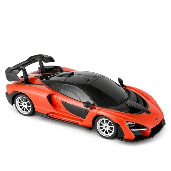 Copilul dumneavoastra se poate juca in voie cu masina cu telecomanda McLaren Senna scara 1 la 24 oferita de brandul international Rastar Nicio cursa nu este imposibil de castigat cu acesta masinuta replica oficiala cu licenta a modelului original construita cu mare atentie la detalii Masinuta are proportiile ideale pentru momente pline de distractie si amuzament avand dimensiunile in centimetri dupa cum urmeaza  1899252Masinuta functioneaza pe frecventa de 24GAlimentarea se face 