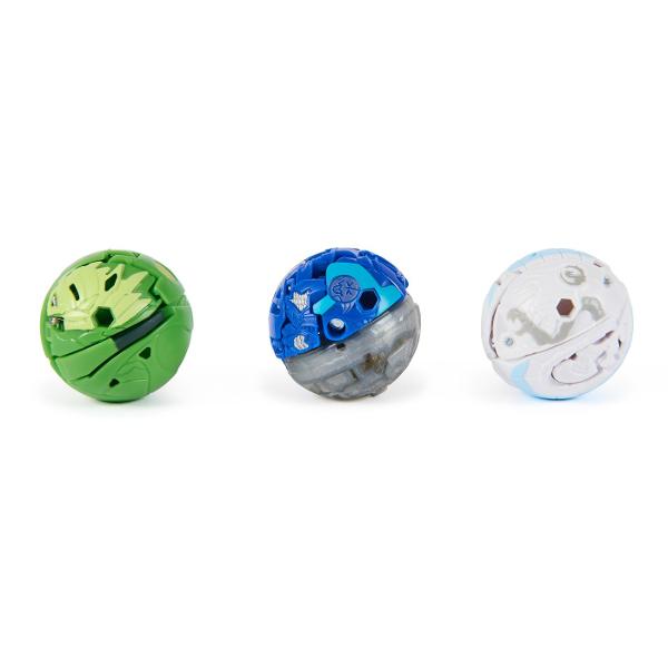 Acest set include 1 Bakugan Atac Special prin Rotire si 2 bile Bakugan de baza plus carti de joc pentru a intra in actiune Foloseste cardul de lansare si cordonul de lansare incluse pentru a activa Bakugan-ul rotitor Combina-ti Bakugan-ul cu ajutorul sistemului de legare a bilelor in mai multe parti Pur si simplu prinde partea de sus a personajului de partea de jos sisau inelul armei Atac Special si pregateste-te de lupta Cu cat colectionezi mai multe cu atat mai multe vei putea 