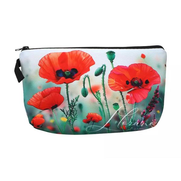 Îmbog&259;&539;e&537;te-&539;i stilul cu acest portfard elegant inspirat din lucrarea „Maci” a artistei Laura Lozano Cu un design vibrant &537;i delicat care evoc&259; frumuse&539;ea florilor &537;i armonia naturii acest portfard este perfect pentru a-&539;i p&259;stra produsele esen&539;iale organizate &537;i într-un cadru artistic&128313; Design artistic – Decorat cu detalii din 