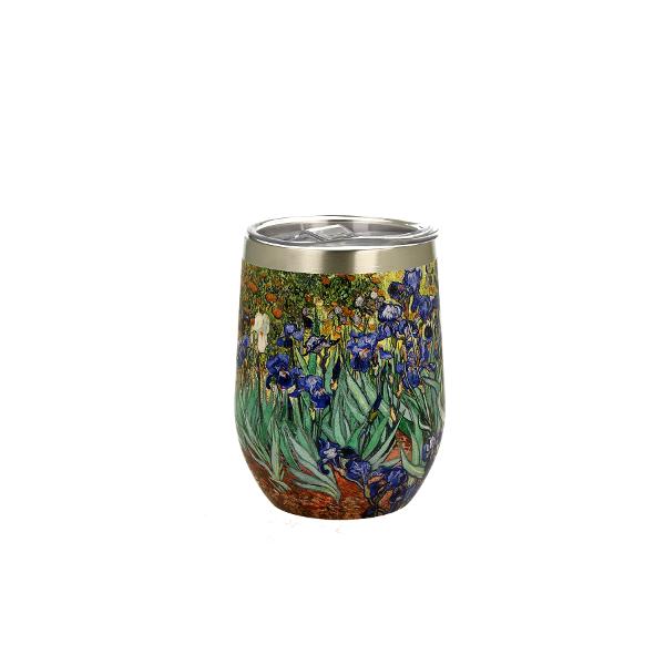 Can&259; termic&259; din inox – 330 ml – Van Gogh „Iris”Savureaz&259;-&539;i b&259;utura preferat&259; cu stil &537;i rafinament Aceast&259; can&259; termic&259; din inox cu volum de 330 ml este perfect&259; pentru a-&539;i men&539;ine cafeaua ceaiul sau b&259;utura preferat&259; cald&259; sau rece mai mult timpp 