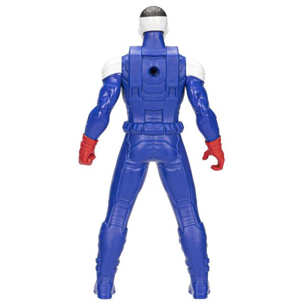 Cu figurinele de actiune Marvel de 24 cm de la Hasbro copiii isi pot imagina actiunea si aventurile Universului Marvel ca super-eroul lor preferat Dispunand de un design clasic si mai multe puncte de articulatie pentru distractie deplina copiii se pot preface ca au propriile lor aventuri Marvel captivante si pline de actiune Acest pachet contine personajul Captain America