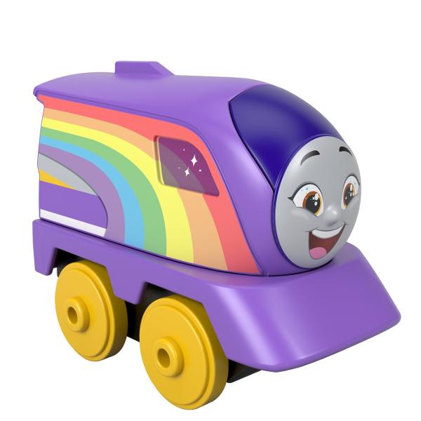 Copiii pot crea nenumarate aventuri pe Insula Sodor din Thomas the Train All Engines Go cu aceste tobogane din plastic de la Fisher-Price Fiecare roller coaster se bazeaza pe un personaj preferat din serie Fiecare personaj se vinde separat si in functie de disponibilitate Compatibil cu toate seturile Thomas the Train Seturile vandute separat si in functie de disponibilitate Acest pachet contine personajul Kana