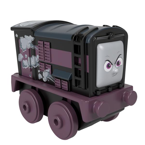 Copiii pot crea nenumarate aventuri pe Insula Sodor din Thomas the Train All Engines Go cu aceste tobogane din plastic de la Fisher-Price Fiecare roller coaster se bazeaza pe un personaj preferat din serie Fiecare personaj se vinde separat si in functie de disponibilitate Compatibil cu toate seturile Thomas the Train Seturile vandute separat si in functie de disponibilitate Acest pachet contine personajul Diesel