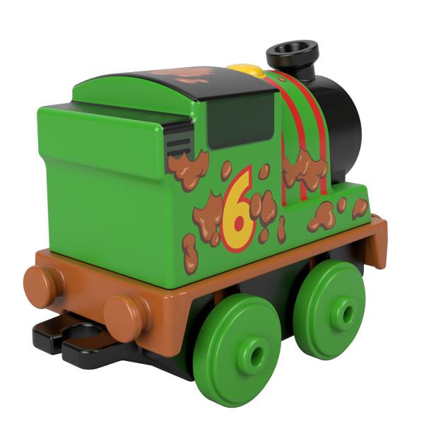 Copiii pot crea nenumarate aventuri pe Insula Sodor din Thomas the Train All Engines Go cu aceste tobogane din plastic de la Fisher-Price Fiecare roller coaster se bazeaza pe un personaj preferat din serie Fiecare personaj se vinde separat si in functie de disponibilitate Compatibil cu toate seturile Thomas the Train Seturile vandute separat si in functie de disponibilitate Acest pachet contine personajul Percy
