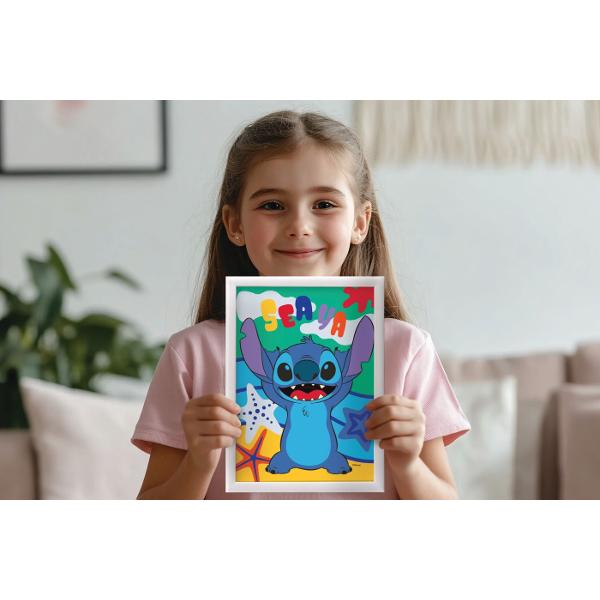 Cu kiturile Paint &amp Frame bazate pe tehnica colorarii dupa numere copiii invata sa coloreze diferitele imagini cu atentie si grija imbunatatindu-si astfel talentul artistic si dezvoltandu-si abilitatile motorii La final ei vor simti un sentiment de bucurie mandrie si satisfactie care ii va stimula sa doreasca sa continue sa picteze Satisfactie si bucurie Transformati-va in artisti si fiti mandri de capodopera voastra Paint &amp Frame ii transforma pe toti in adevarati 