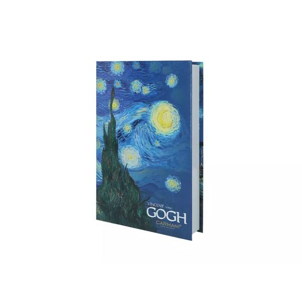 Cutia pentru bijuterii „Van Gogh – Noapte instelata” de 27x17x45 cm este un accesoriu elegant &537;i artistic inspirat de celebra lucrare a lui Vincent van Gogh Decorat&259; cu o ilustra&539;ie vibrante aceast&259; cutie adaug&259; o not&259; de culoare &537;i 