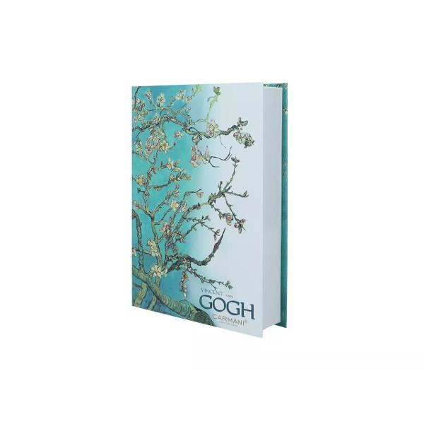Cutia pentru bijuterii „Van Gogh – Almond Tree” de 27x17x45 cm este un accesoriu elegant &537;i artistic inspirat de celebra lucrare a lui Vincent van Gogh Decorat&259; cu o ilustra&539;ie vibrant&259; a florilor de migdal aceast&259; cutie adaug&259; o 